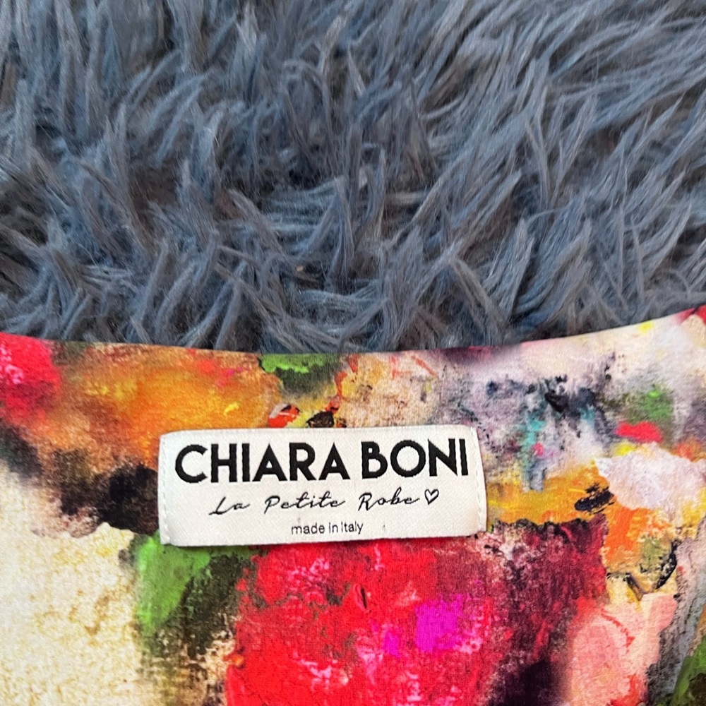 Chiara Boni La Petite Robe Biancamaria Dress in Pop Water Color Size 40 US 4 - Picture 3 of 6